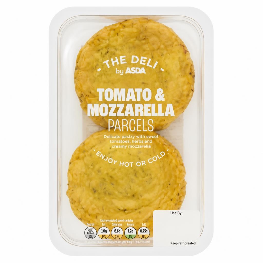 ASDA The Deli Tomato & Mozzarella Parcels 108g