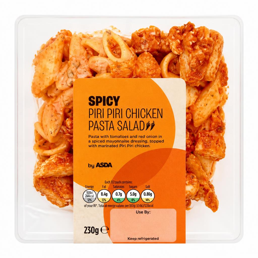 ASDA Spicy Piri Piri Chicken Pasta Salad 230g