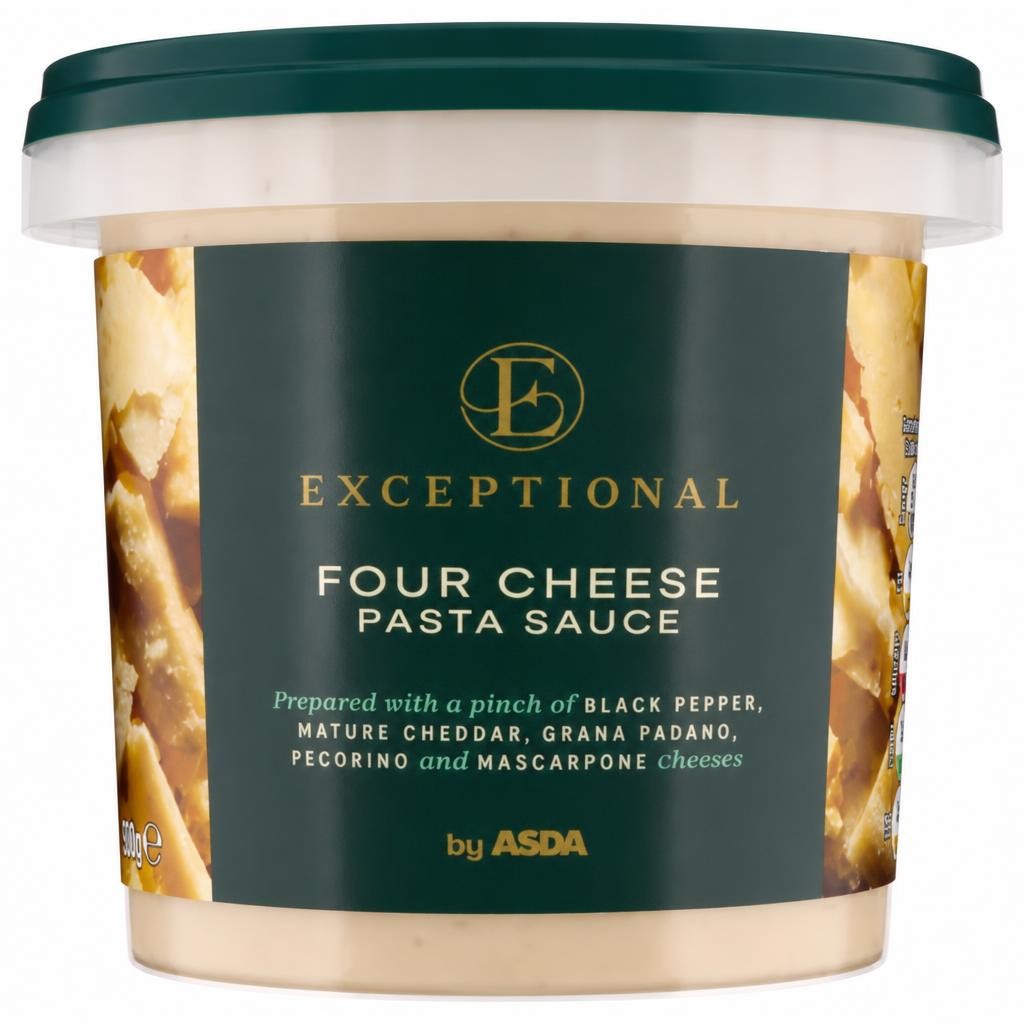 Exceptional by ASDA Exceptional by  Four Cheese Pasta Sauce 350g