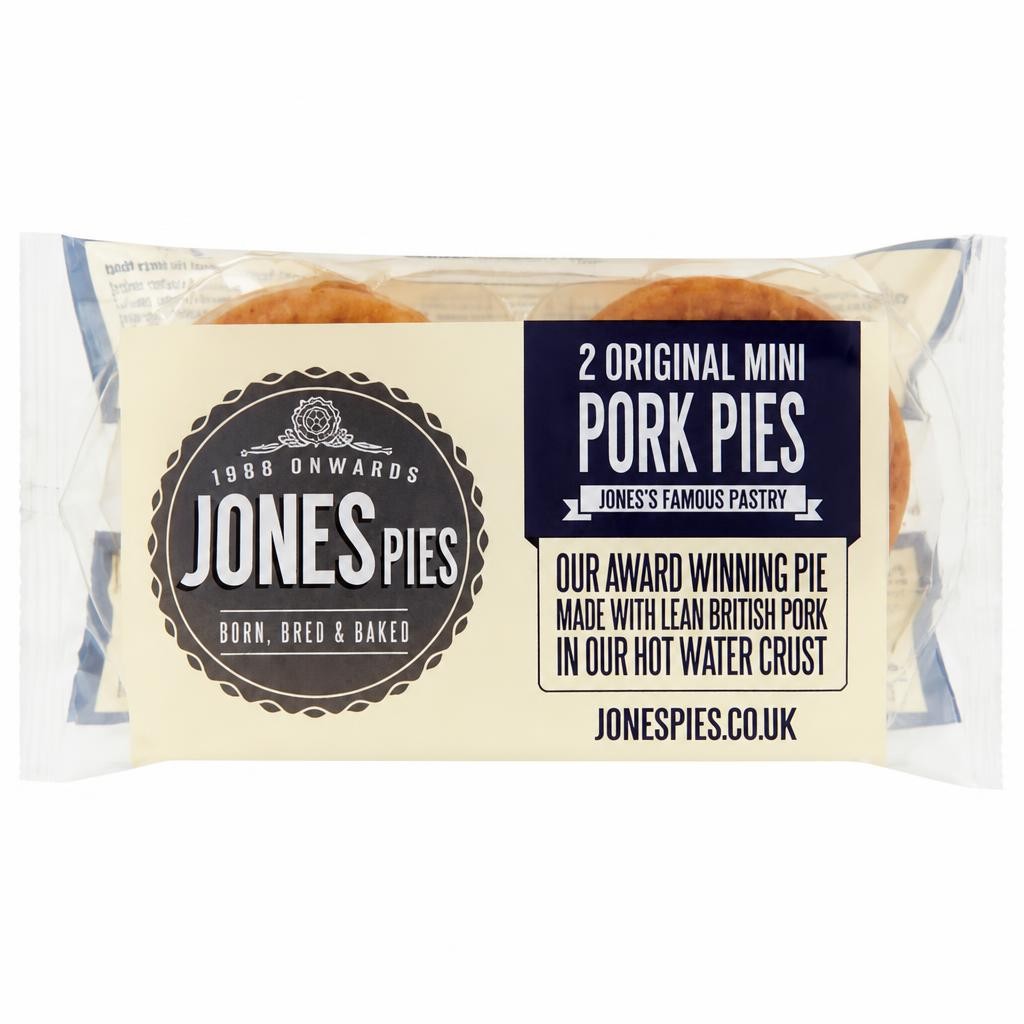 Jones 2 Original Mini Pork Pies 116g