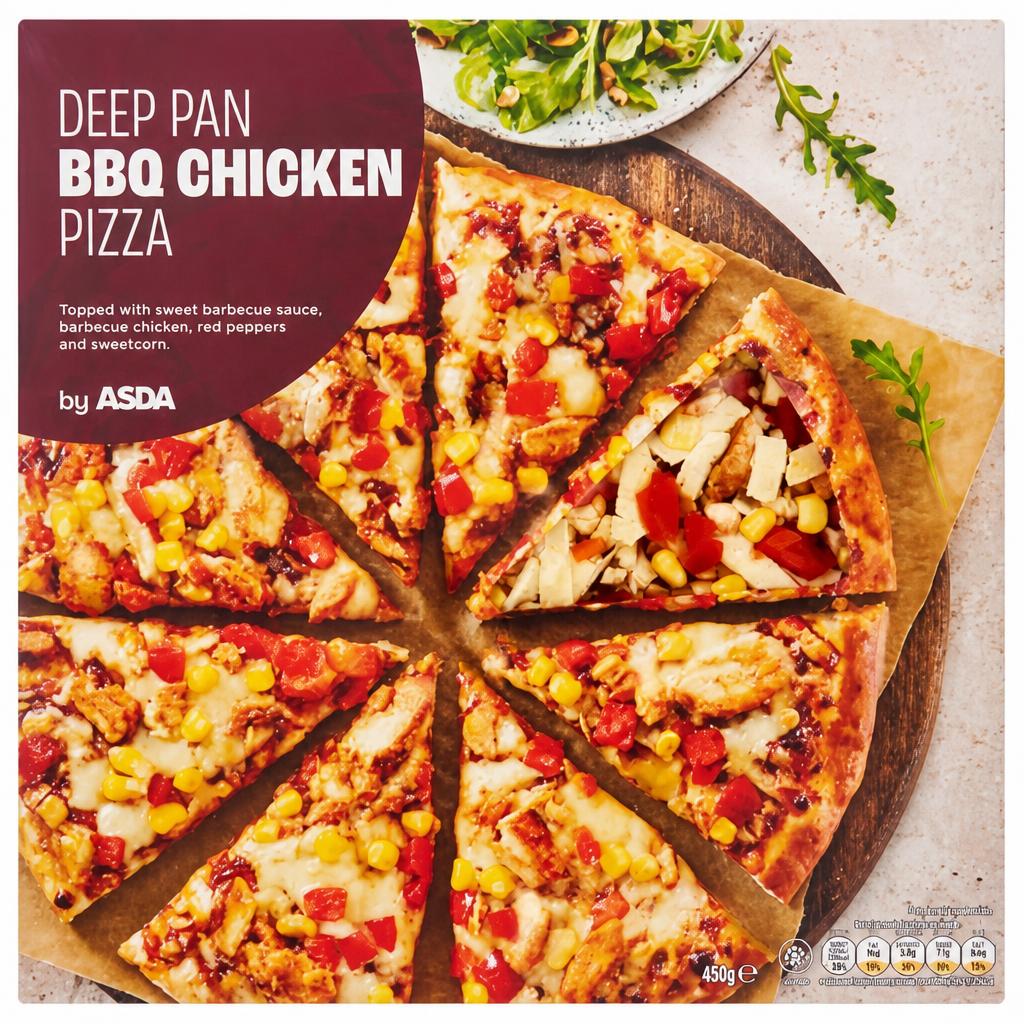 ASDA Deep Pan BBQ Chicken Pizza 450g