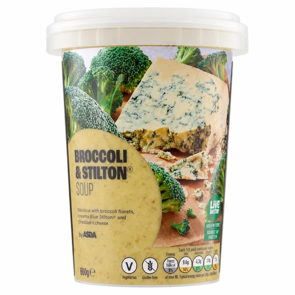 ASDA Broccoli & Stilton Soup 600g