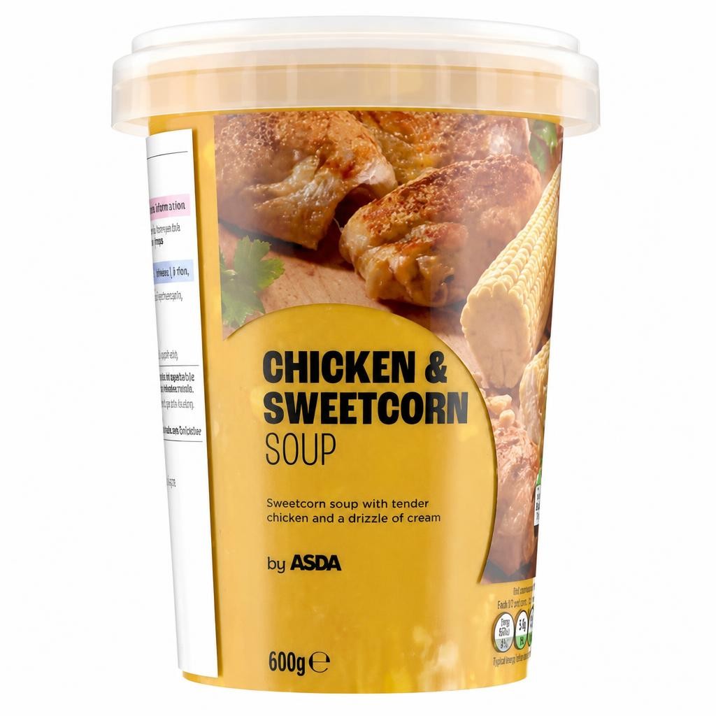 ASDA Chicken & Sweetcorn Soup 600g