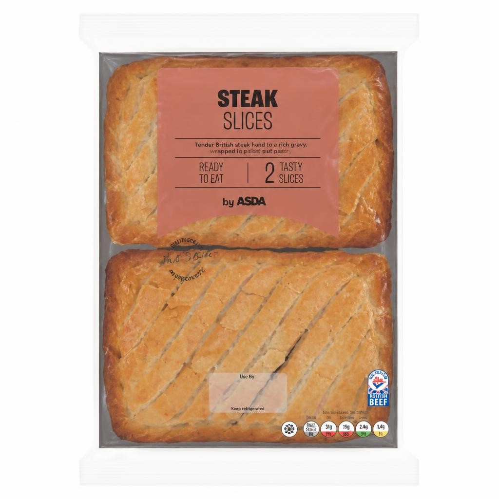 ASDA 2 Steak Slices 300g