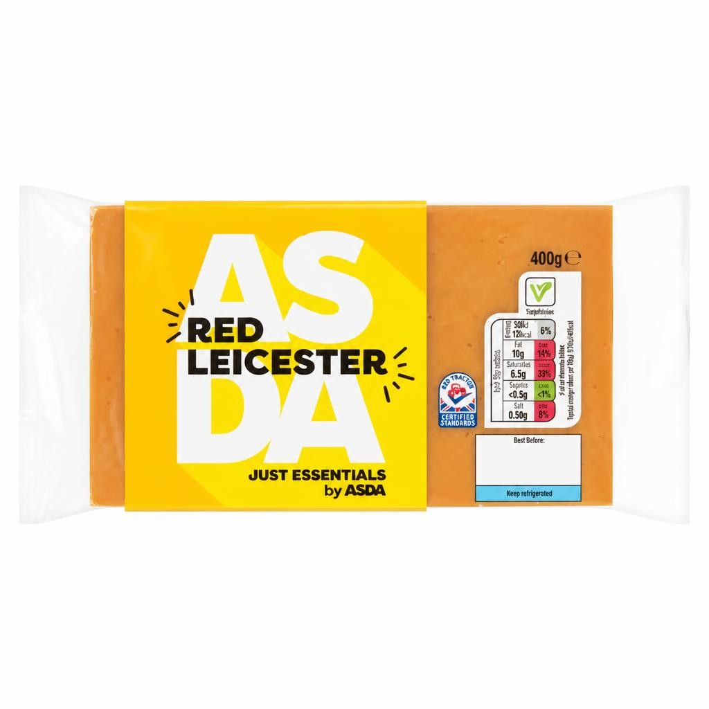 JUST ESSENTIALS by ASDA Red Leicester 400g