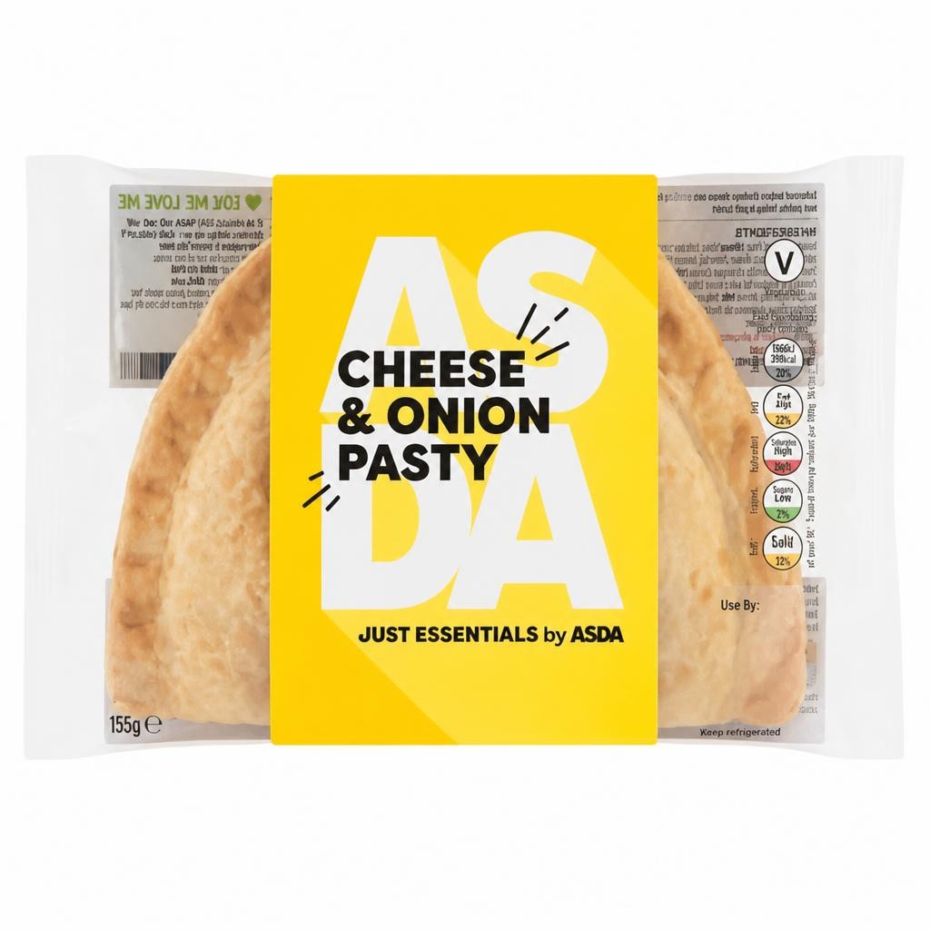 JUST ESSENTIALS by ASDA Cheese & Onion Pasty 150g