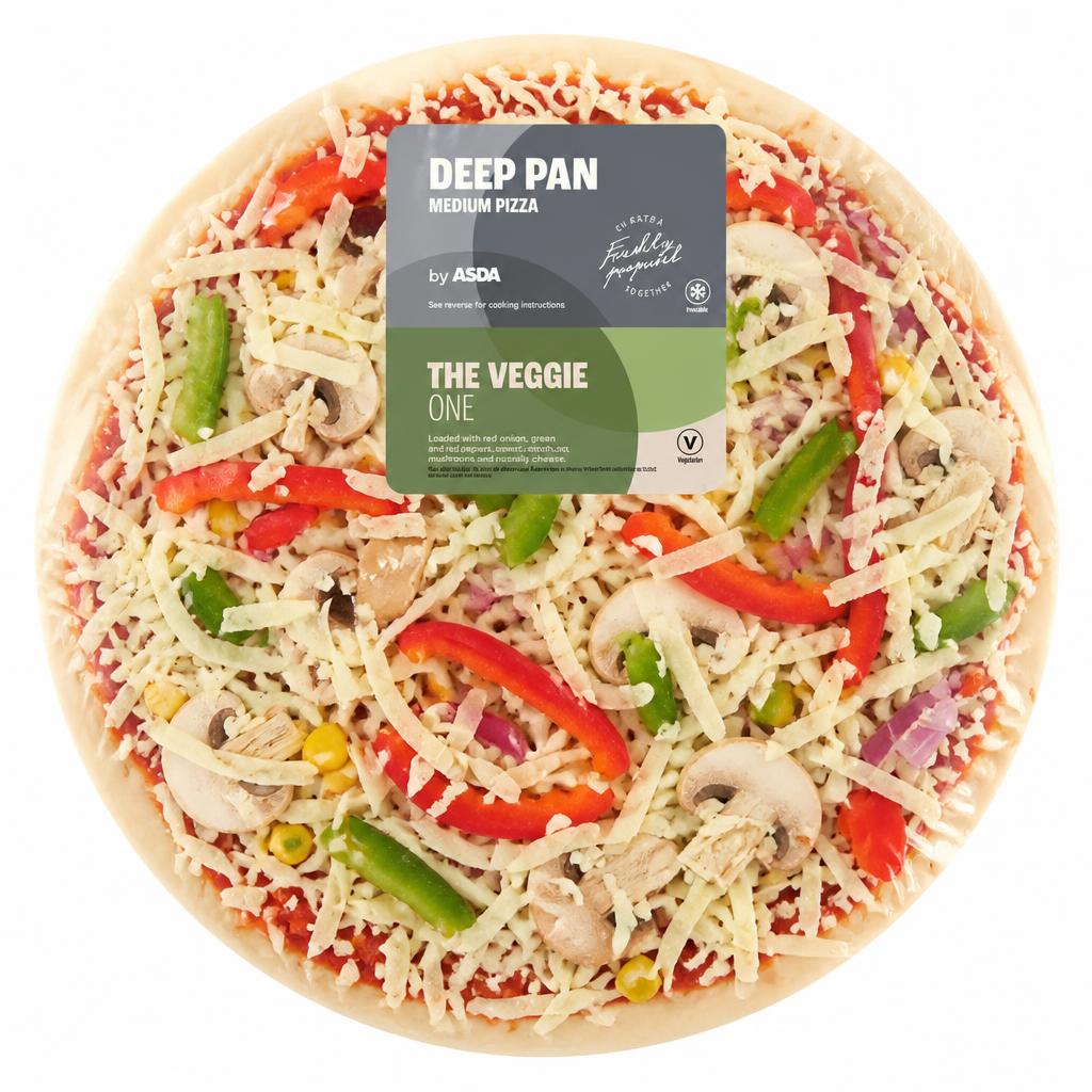 ASDA The Veggie One Medium Deep Pan Pizza 469g