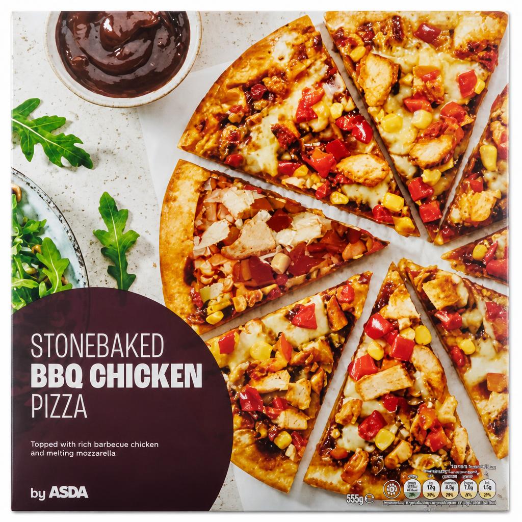 ASDA Stonebaked BBQ Chicken Pizza 355g
