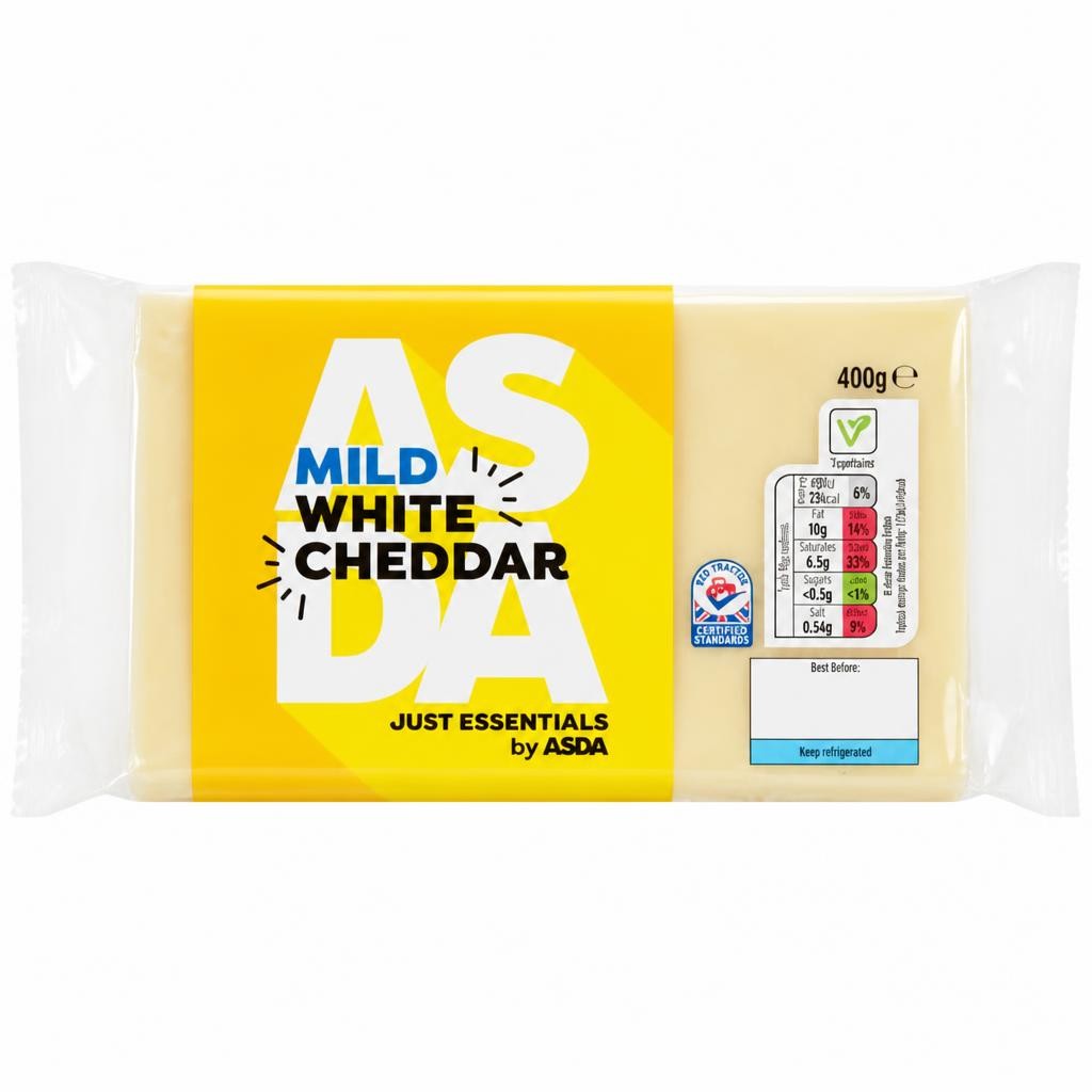 JUST ESSENTIALS by ASDA White Cheddar 400g