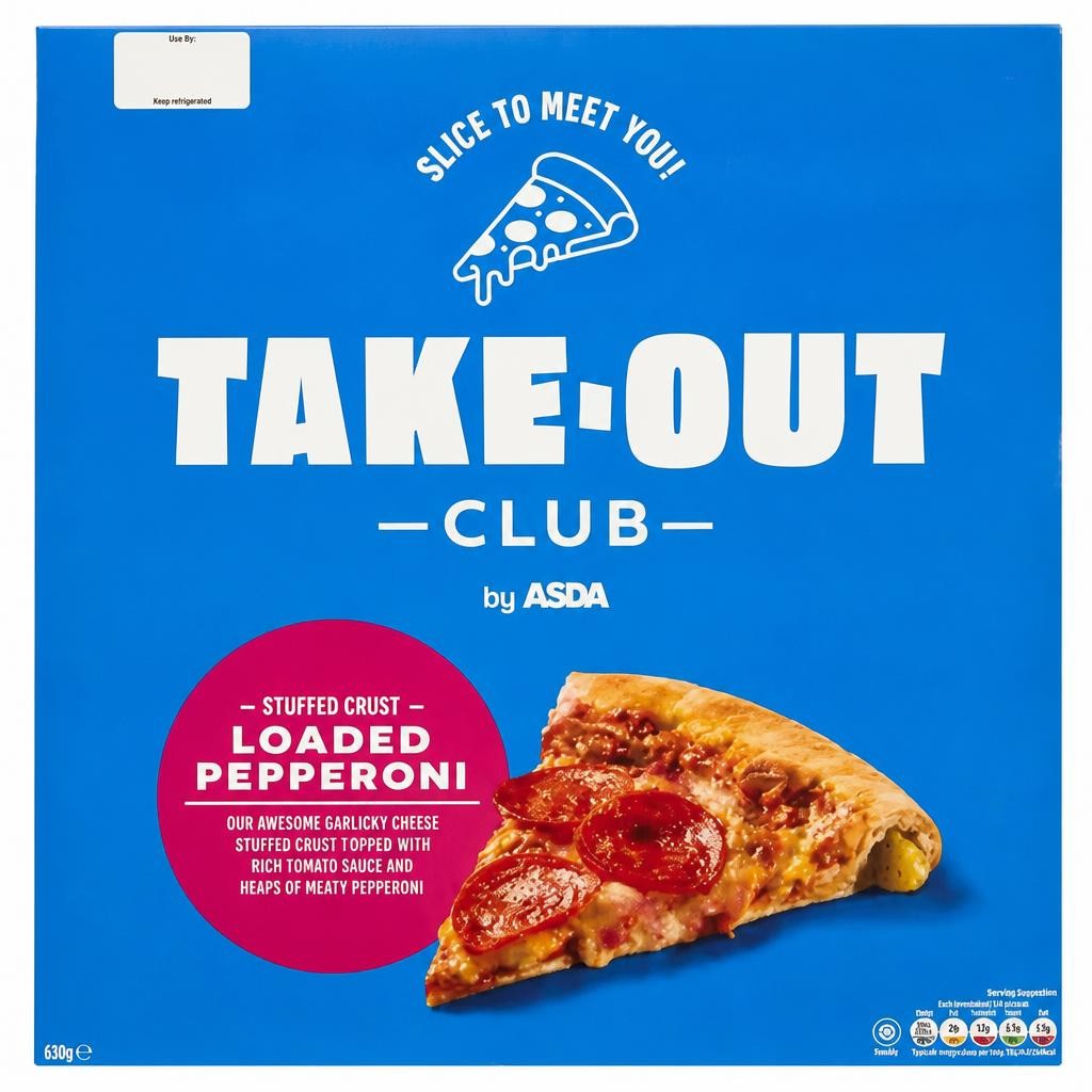 Takeout Club by ASDA Take-Out Club by  Stuffed Crust Loaded Pepperoni 630g