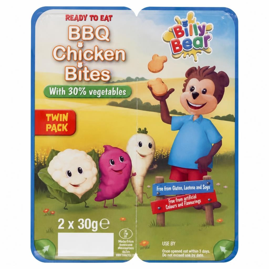 Billy Bear BBQ Chicken Bites 2 x 30g