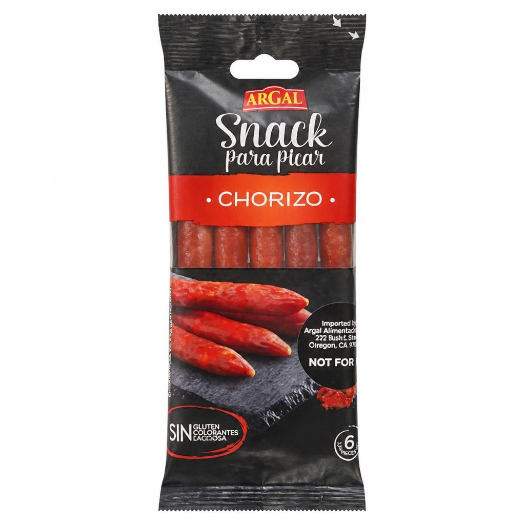 Argal Snack Para Picar Chorizo 50g