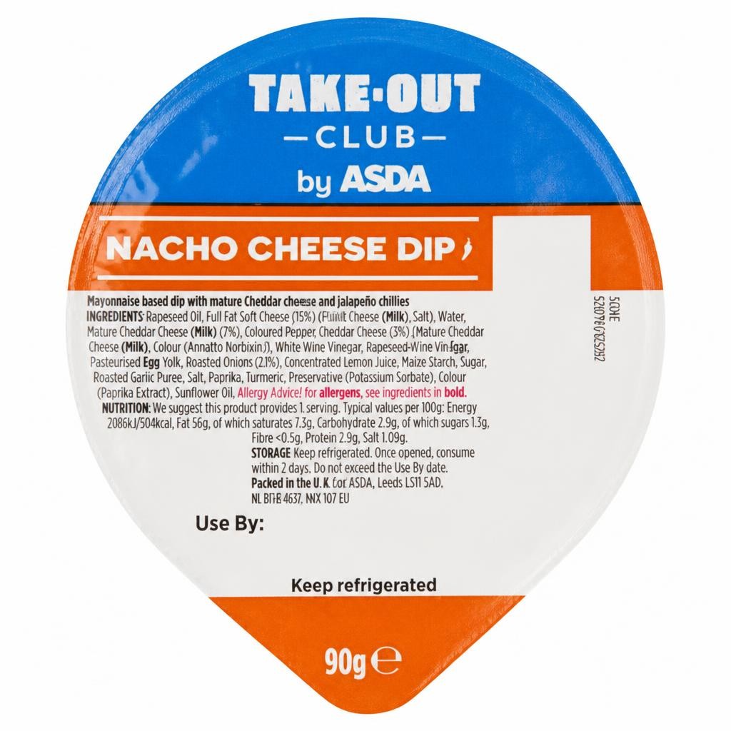 Takeout Club by ASDA Take-Out Club by  Nacho Cheese Dip 90g
