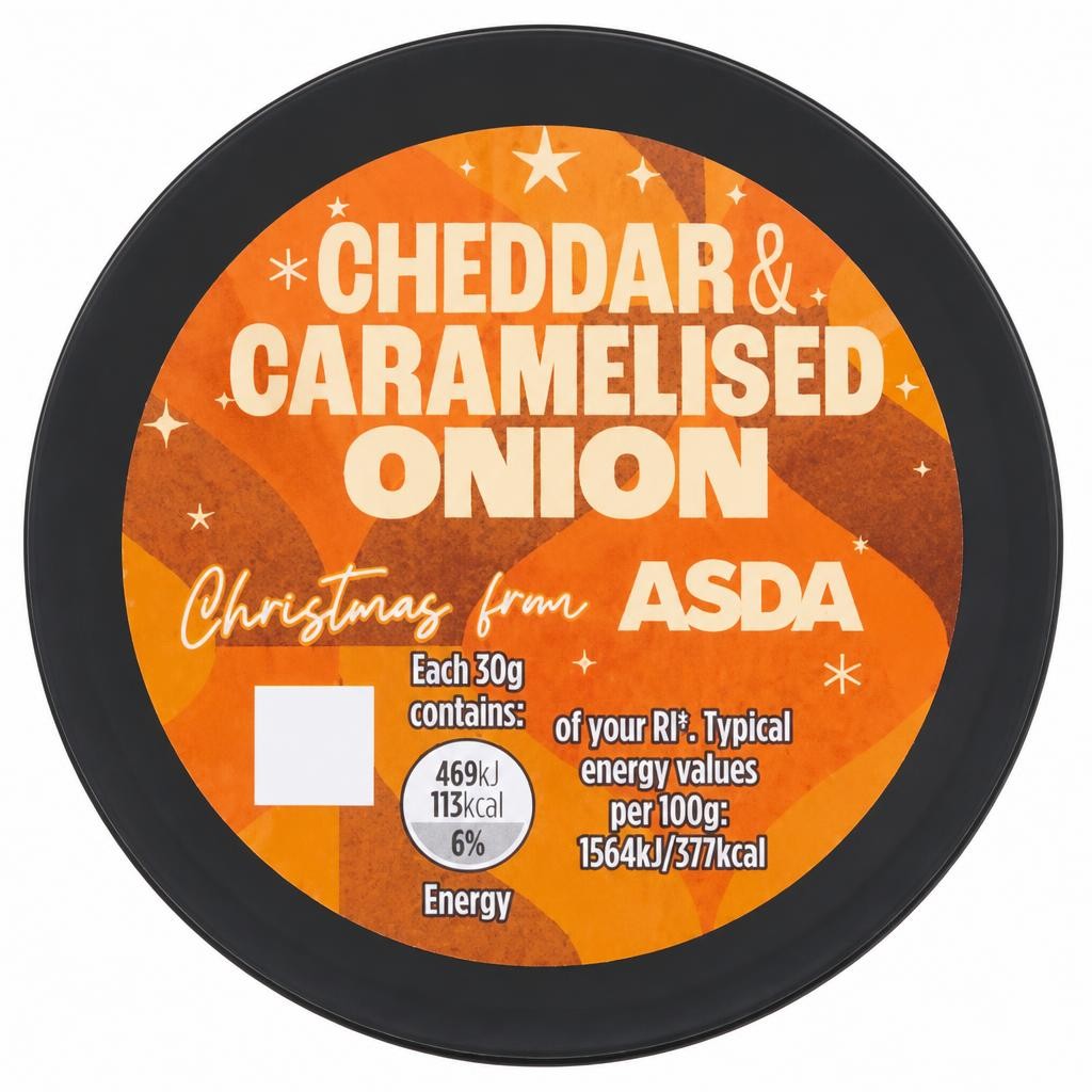 ASDA Cheddar & Caramelised Onion 90g