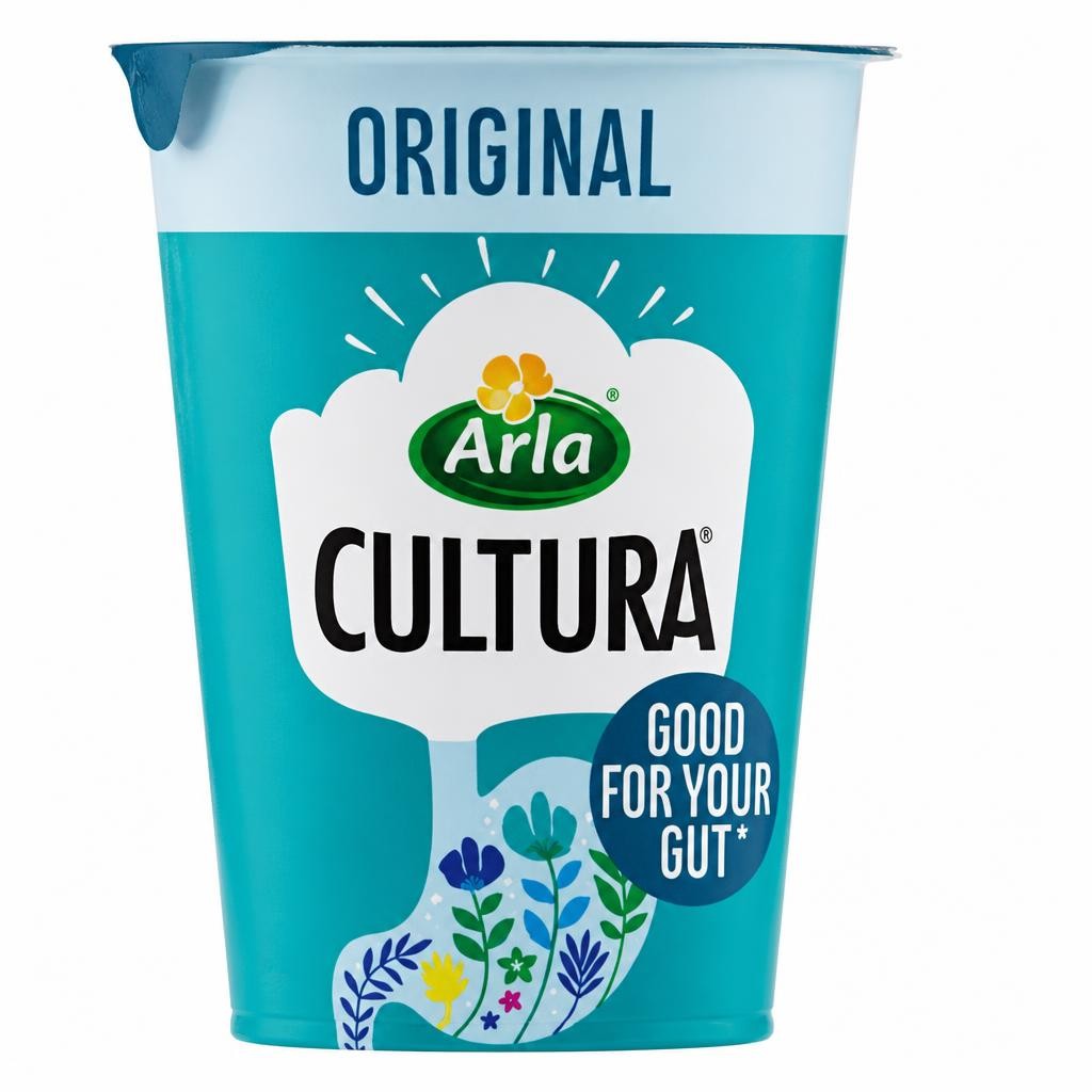 Arla Cultura Original Gut Health Yogurt with Fibre 450g