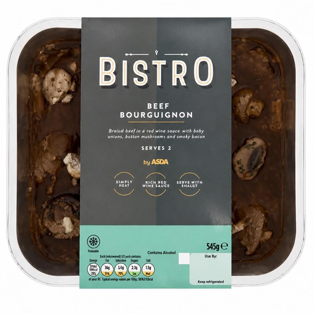 Bistro by ASDA Beef Bourguignon 545g