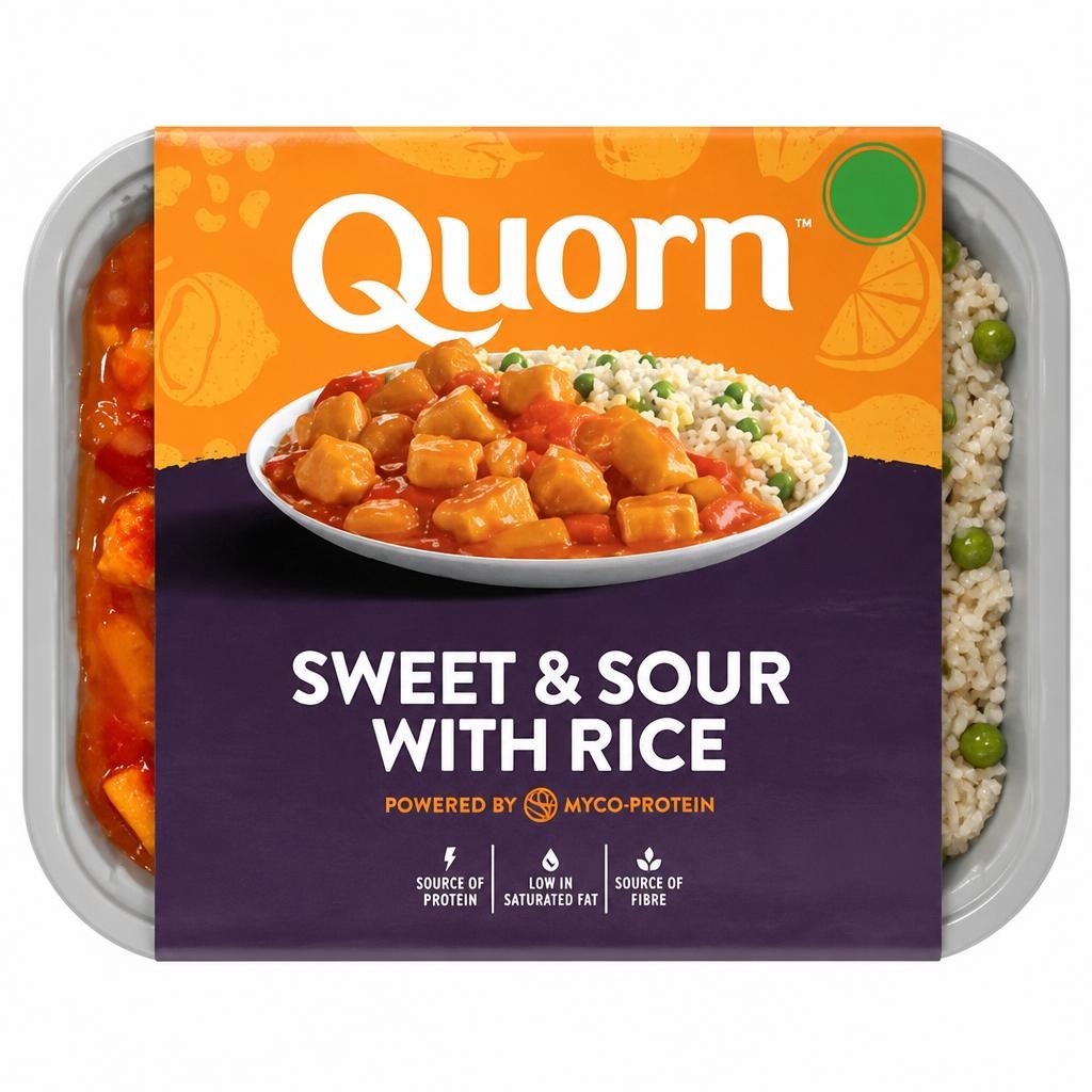 Quorn Sweet & Sour with Rice 400g