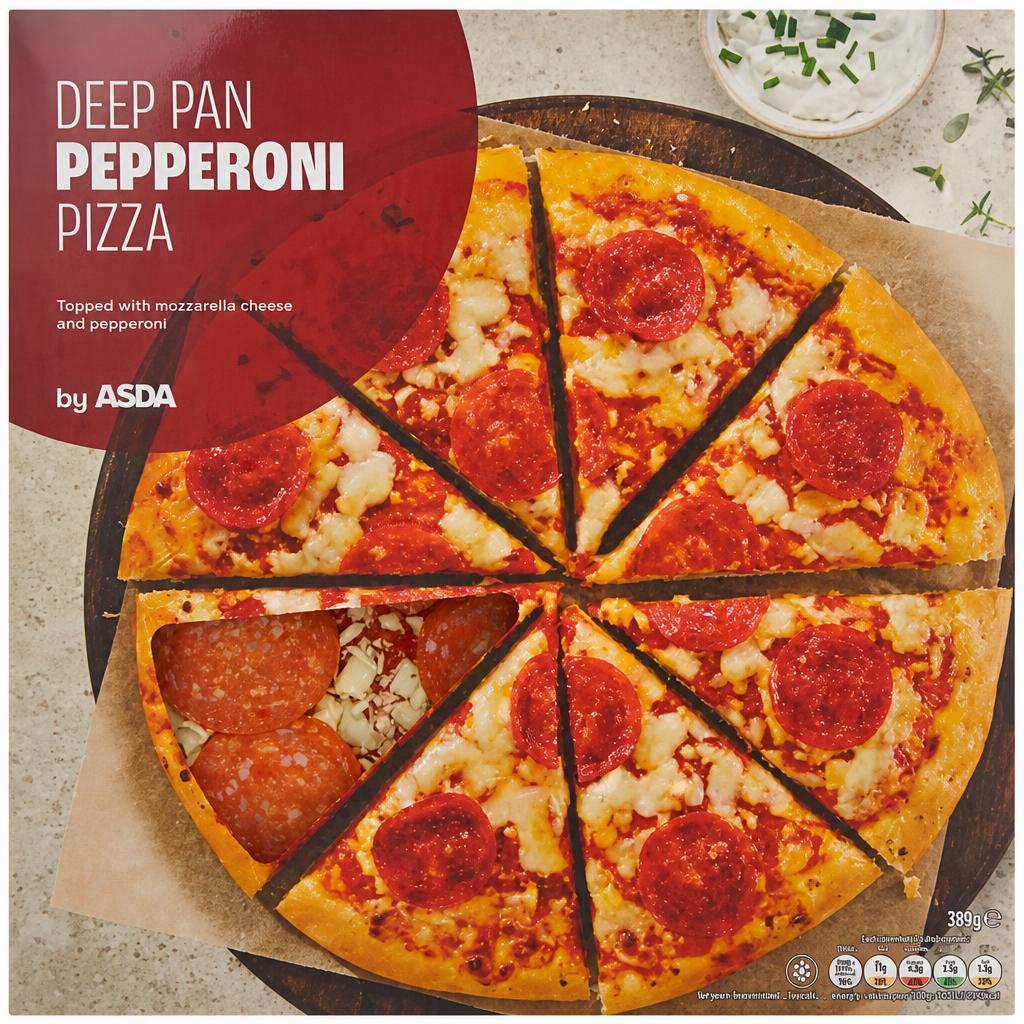 ASDA Deep Pan Pepperoni Pizza 390g