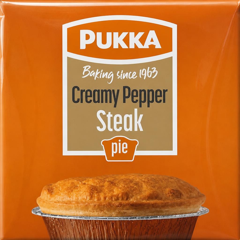 Pukka Creamy Pepper Steak Pie