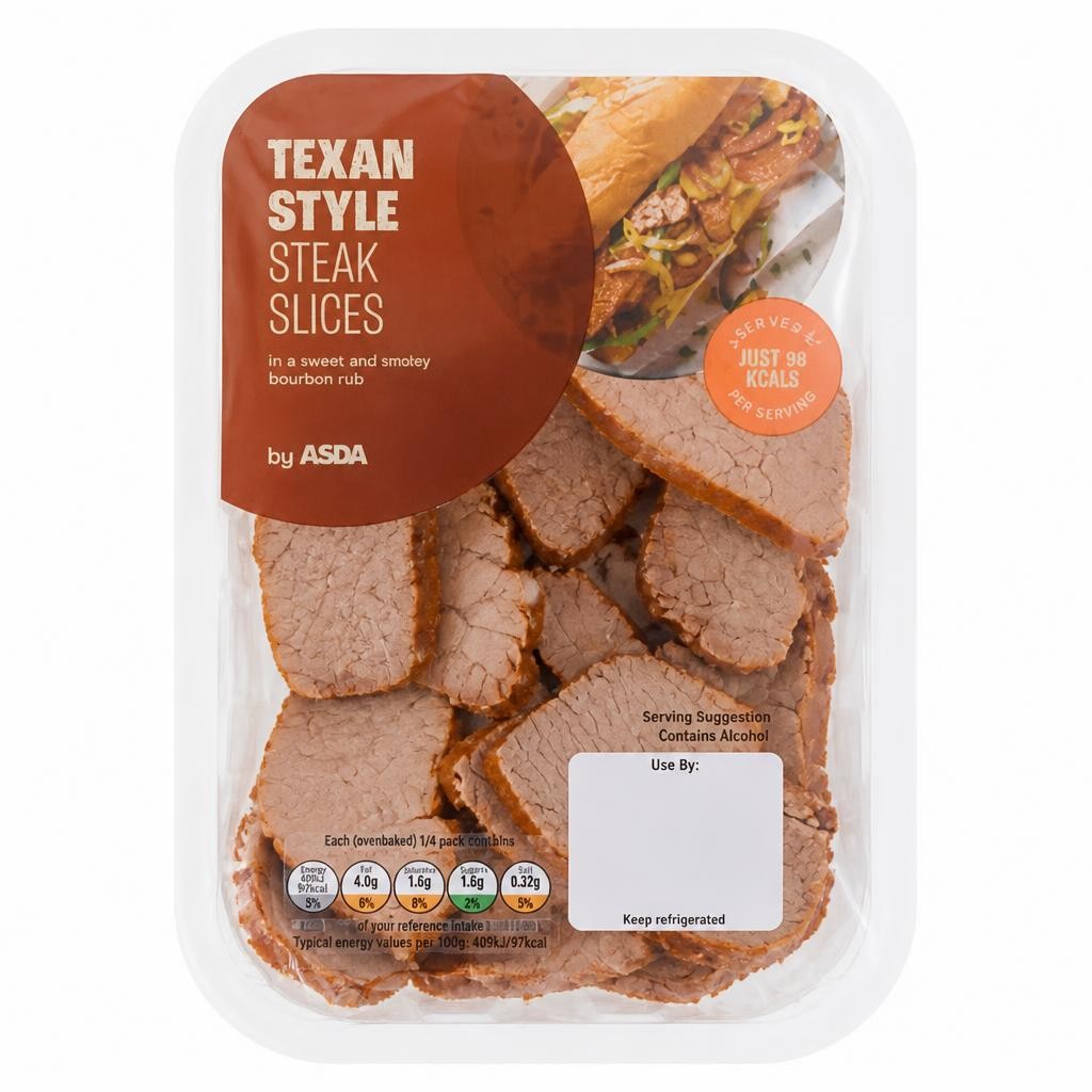 ASDA Texan Style Steak Slices 140g