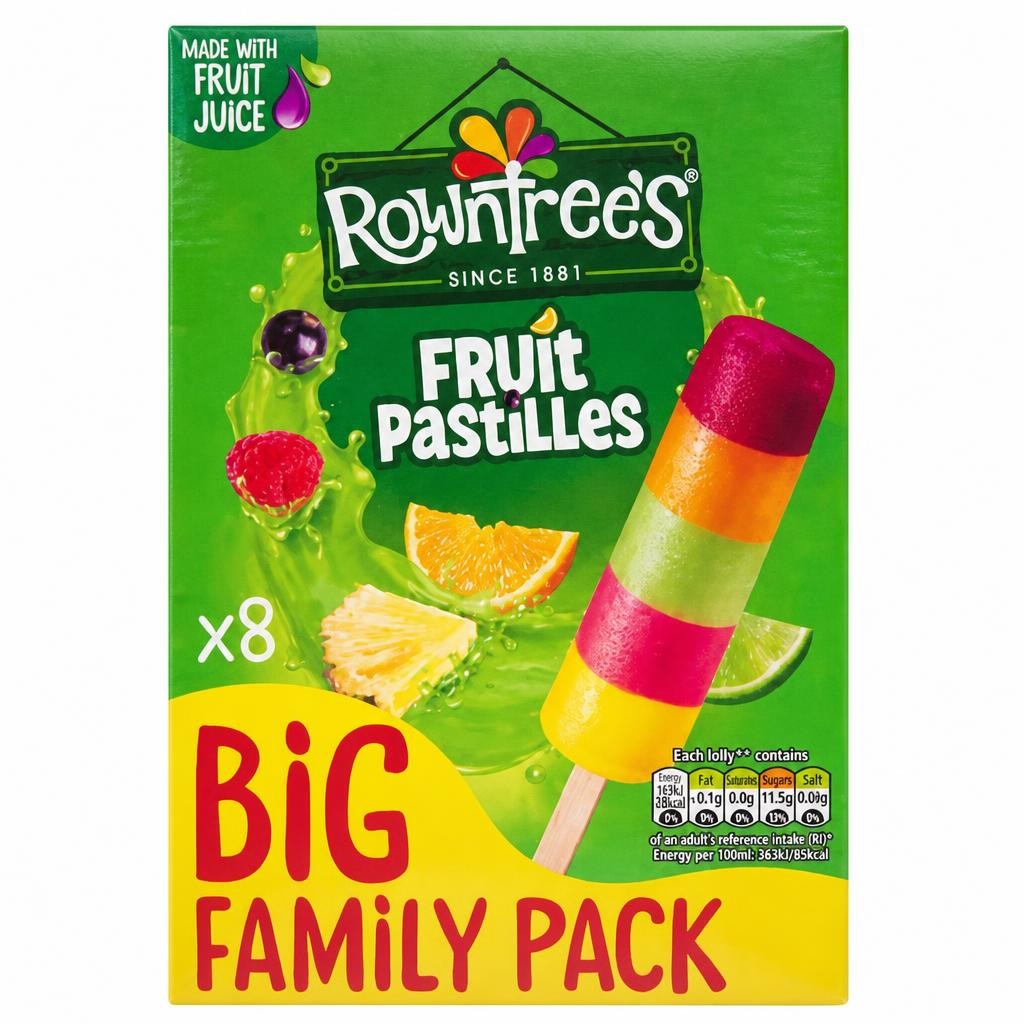 Rowntree's Fruit Pastilles 8 x 65ml (520ml)