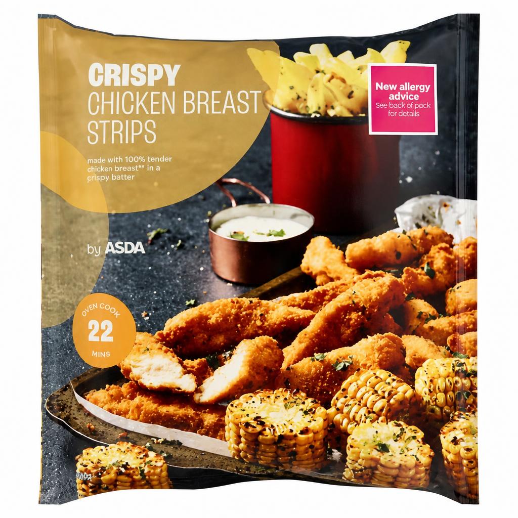 ASDA Crispy Chicken Breast Strips 400g