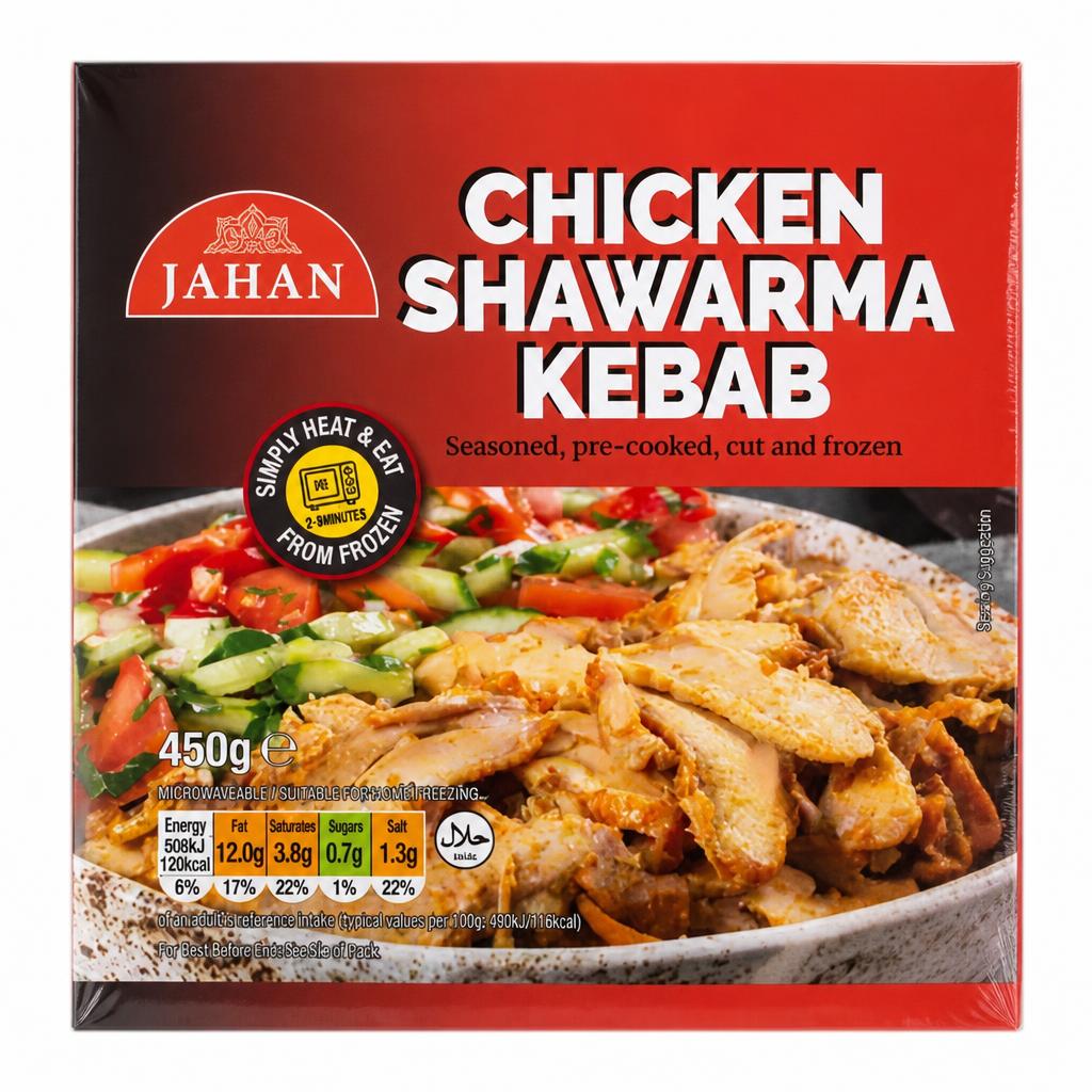 Jahan Chicken Shawarma Kebab 450g