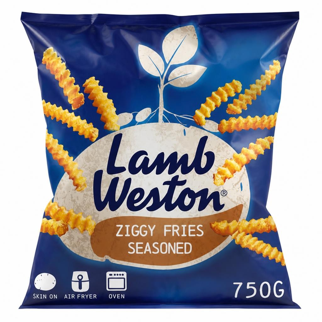 Lamb Weston Seasoned Ziggy Fries 750g
