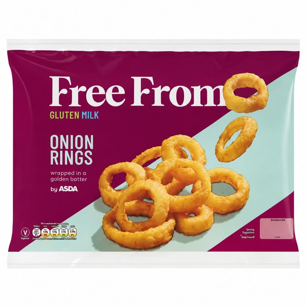 ASDA Free From Free From by  Onion Rings 375g