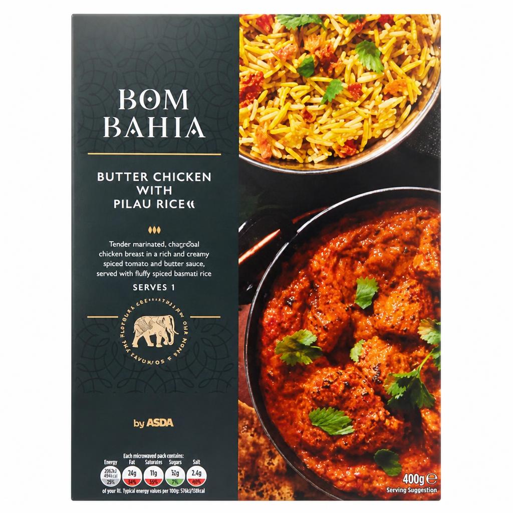 Bom Bahia by ASDA Bom Bahia Butter Chicken with Pilau Rice 400g