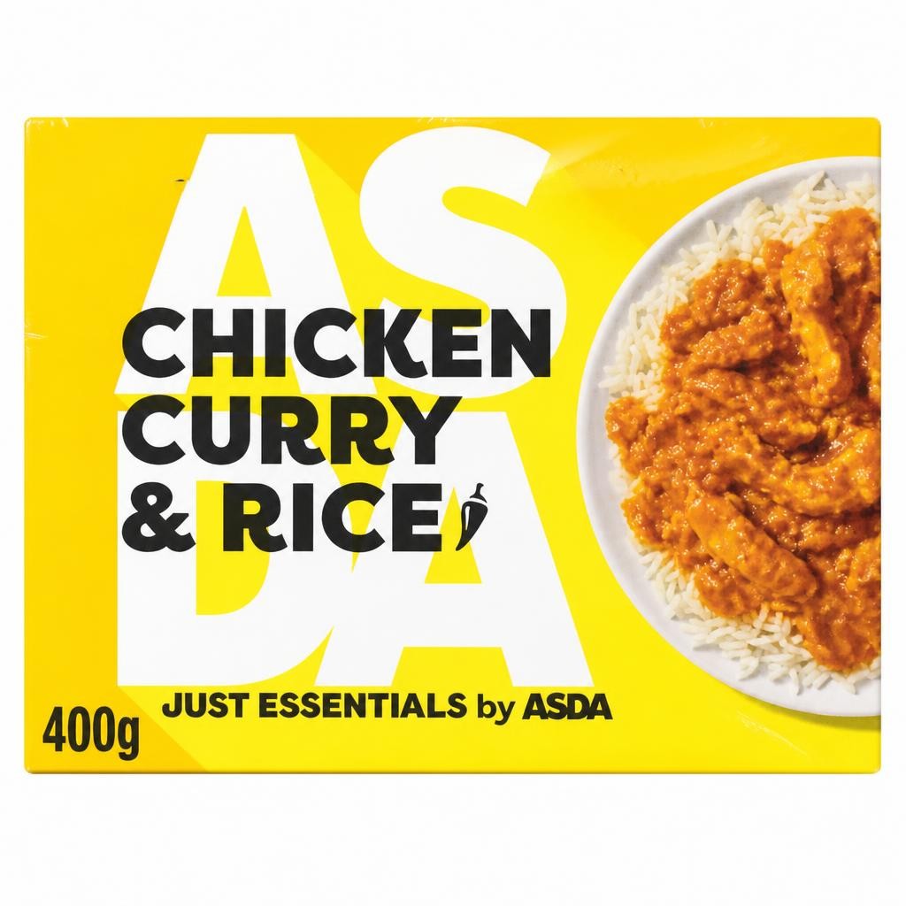 JUST ESSENTIALS by ASDA Chicken Curry & Rice 400g