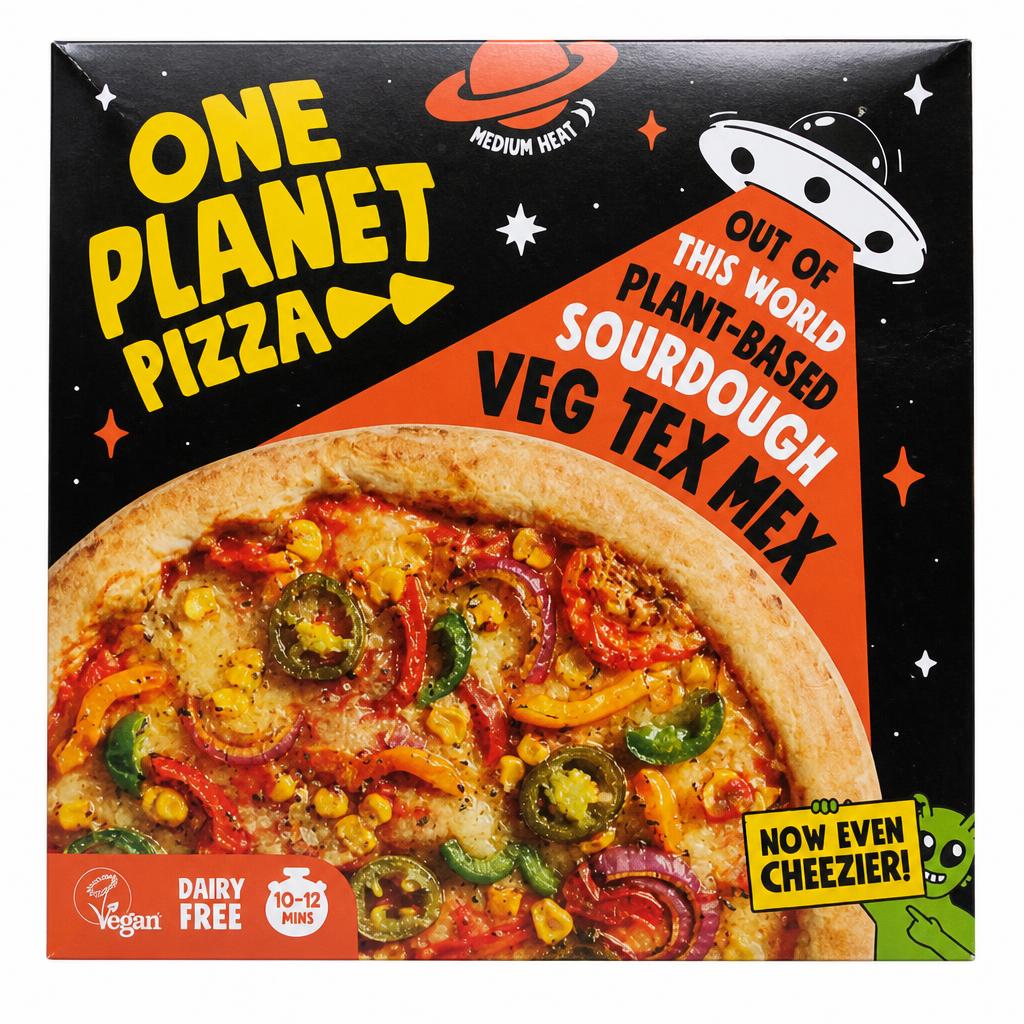 One Planet Pizza Plant-Based Sourdough Veg Tex Mex 360g