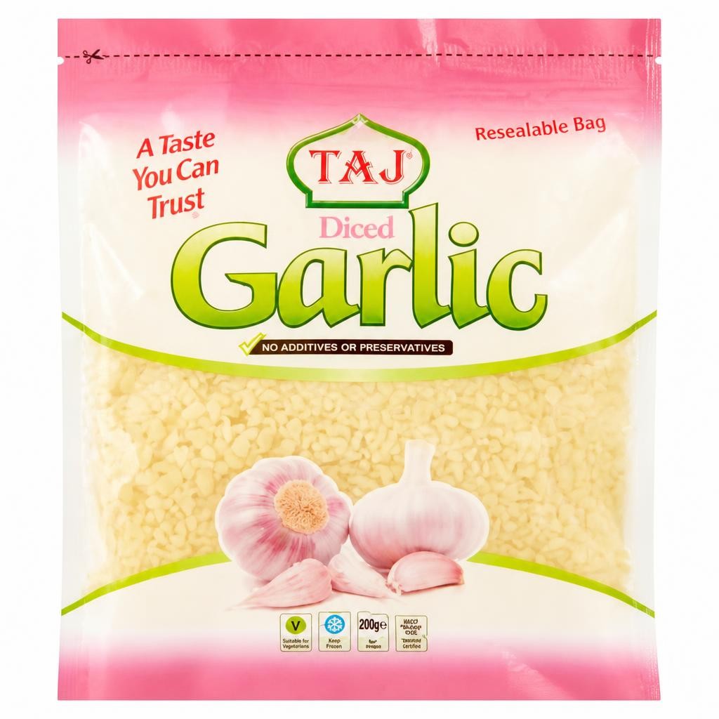 Taj Diced Garlic 200g