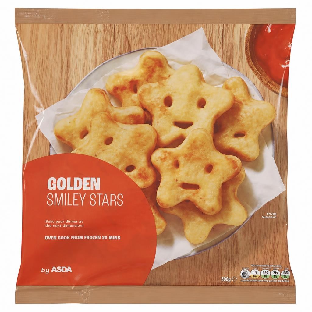 ASDA Golden Smiley Stars 500g