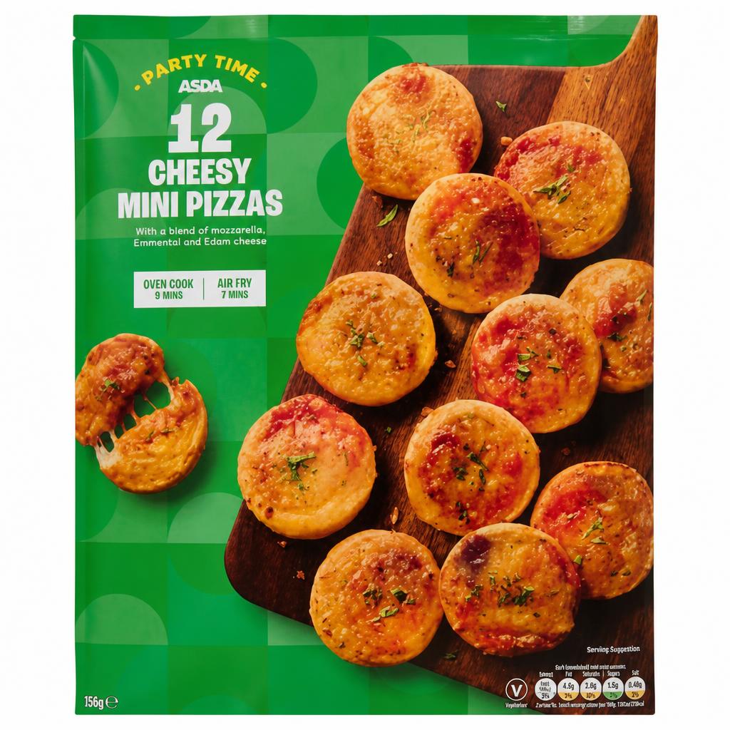 ASDA 12 Cheesy Mini Pizzas 336g