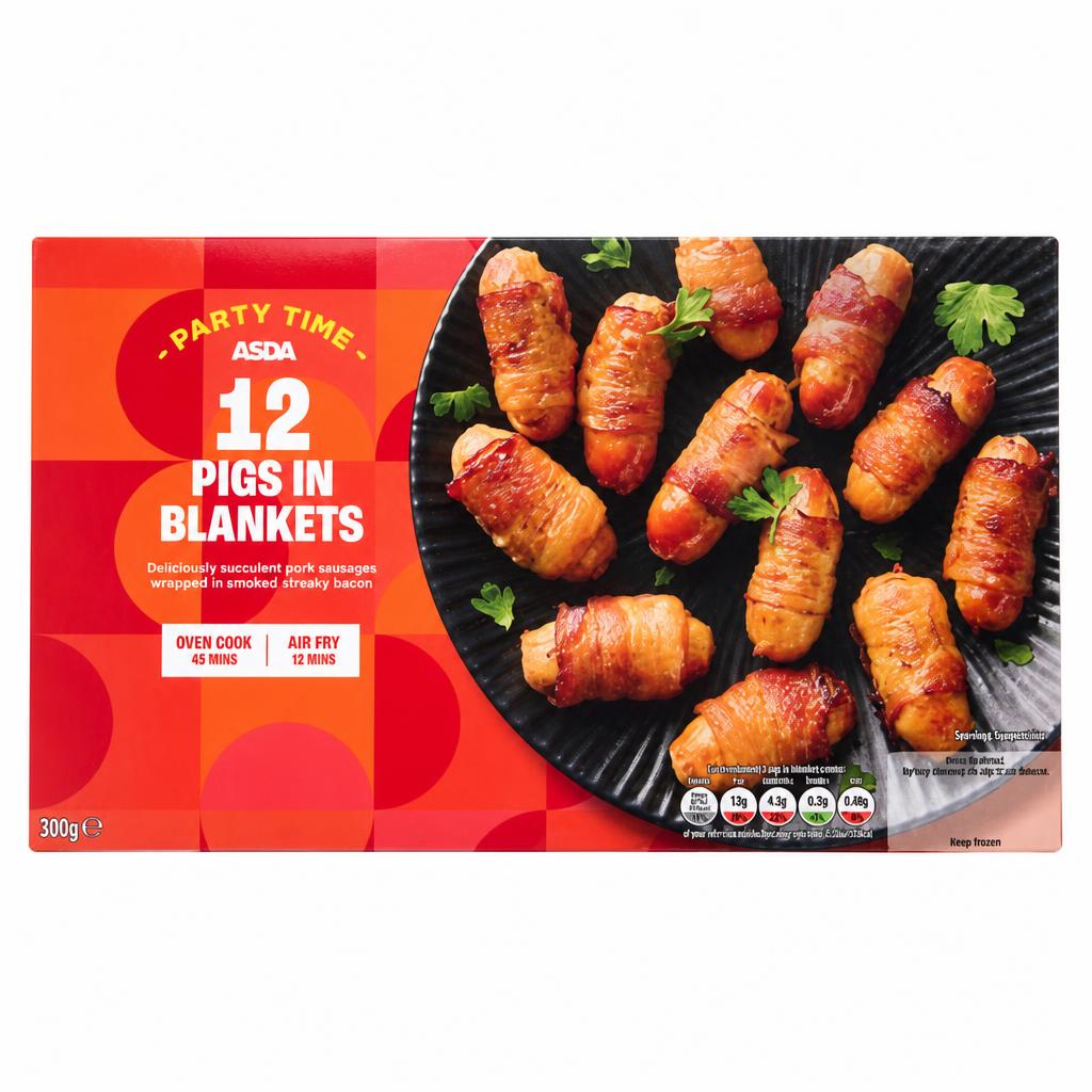 ASDA 12 Party Pigs in Blankets 300g
