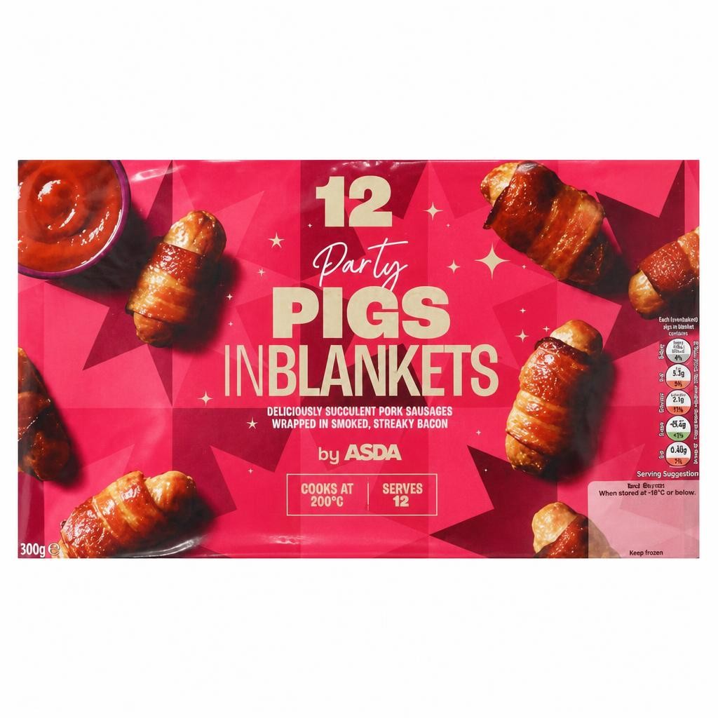 ASDA 12 Party Pigs in Blankets 300g