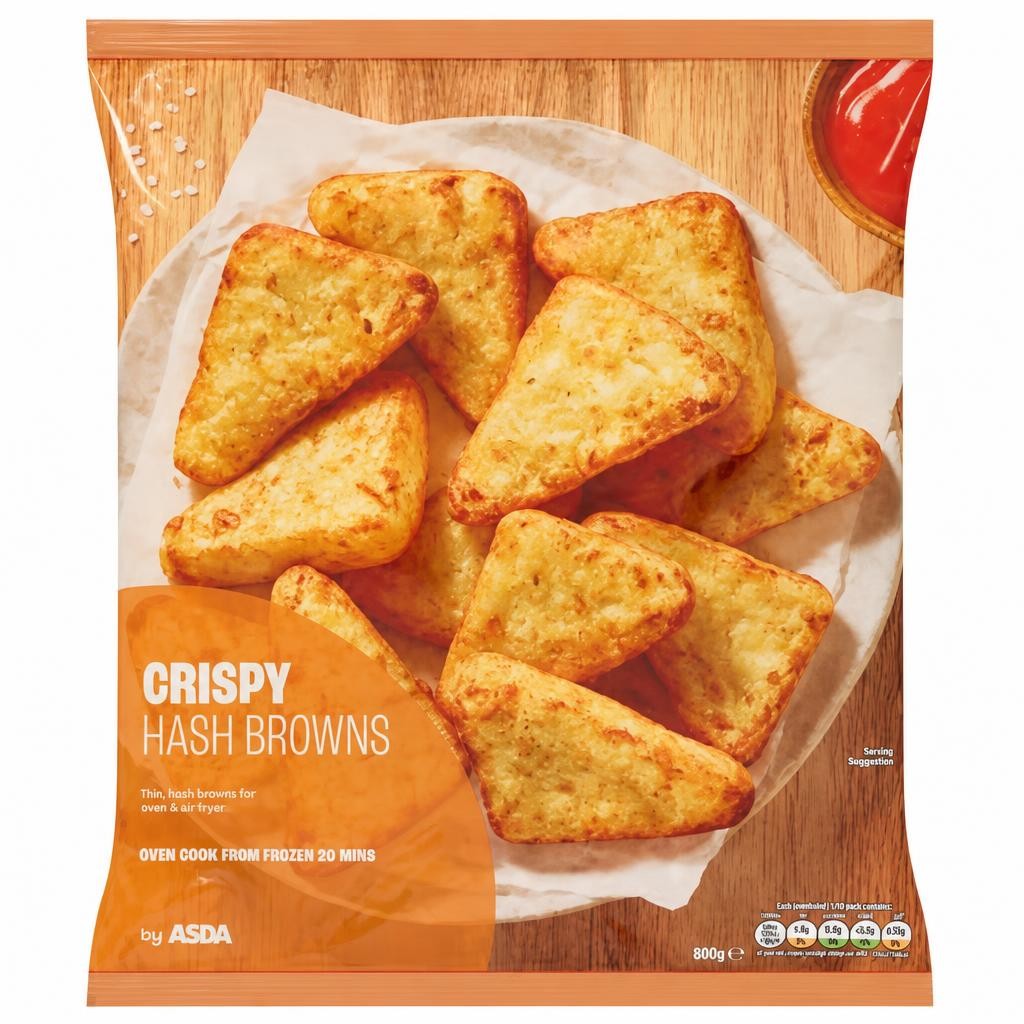 ASDA Crispy Hash Browns 800g