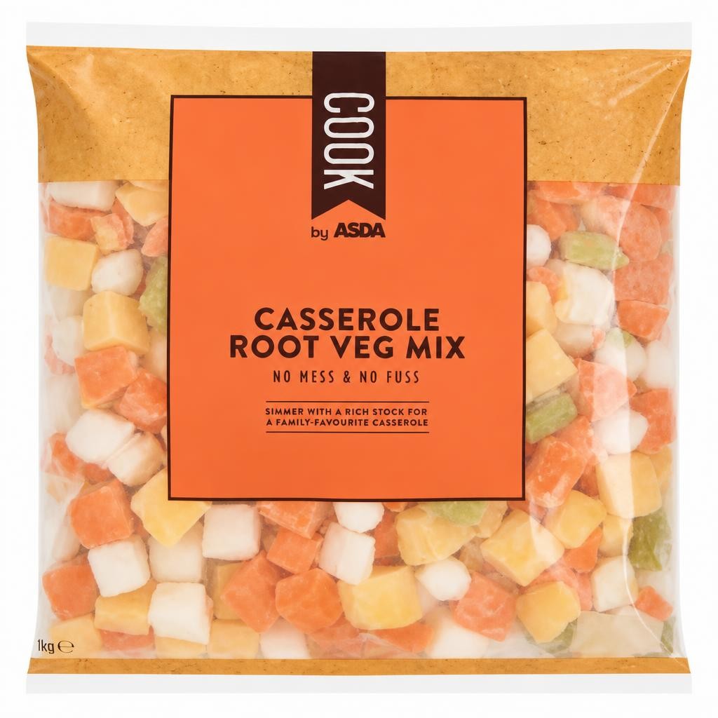 COOK by ASDA Casserole Root Veg Mix 1kg