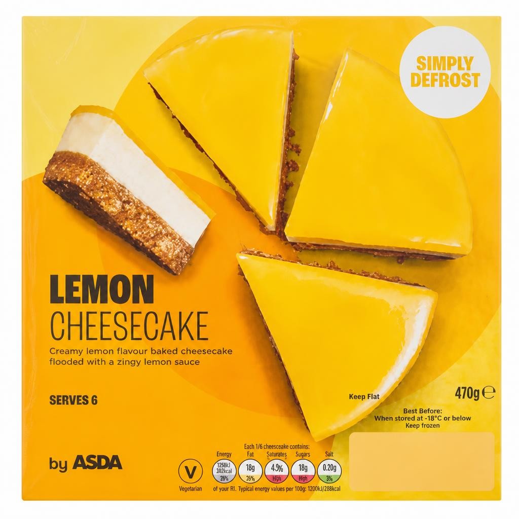 ASDA Lemon Cheesecake 470g