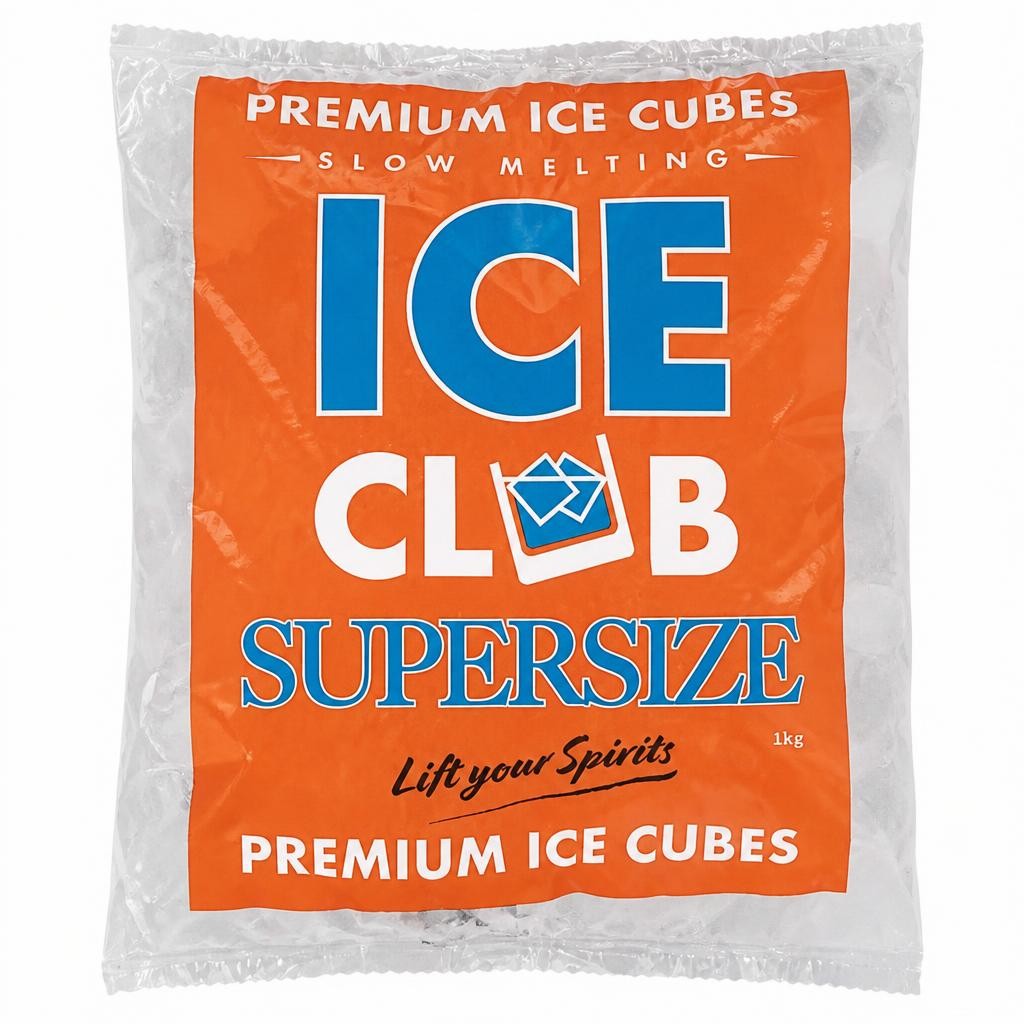 Ice Club Supersize Premium Ice 1kg