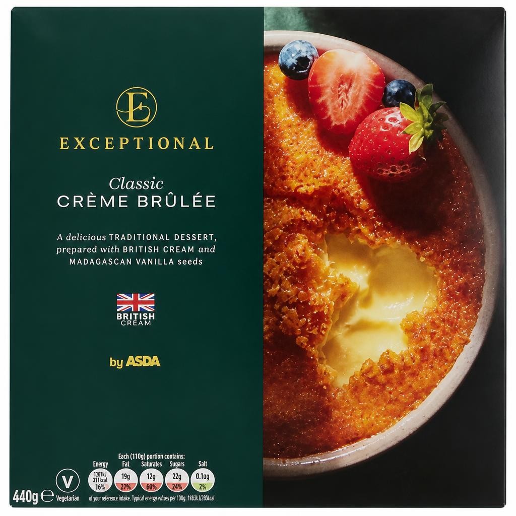 ASDA Extra Special Classic Crème Brûlée 440g