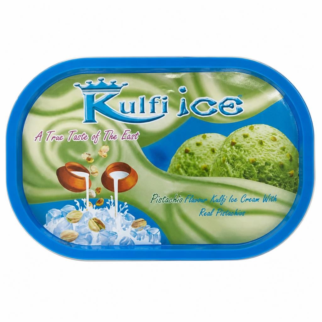 Kulfi Ice Pistachio Flavour Kulfi Ice Cream with Real Pistachios 1 Litre
