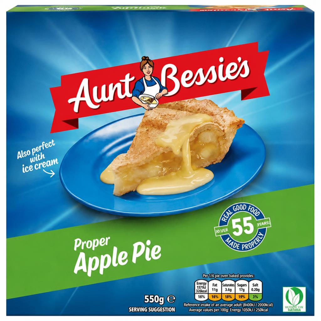 Aunt Bessie's Apple Pie 550g