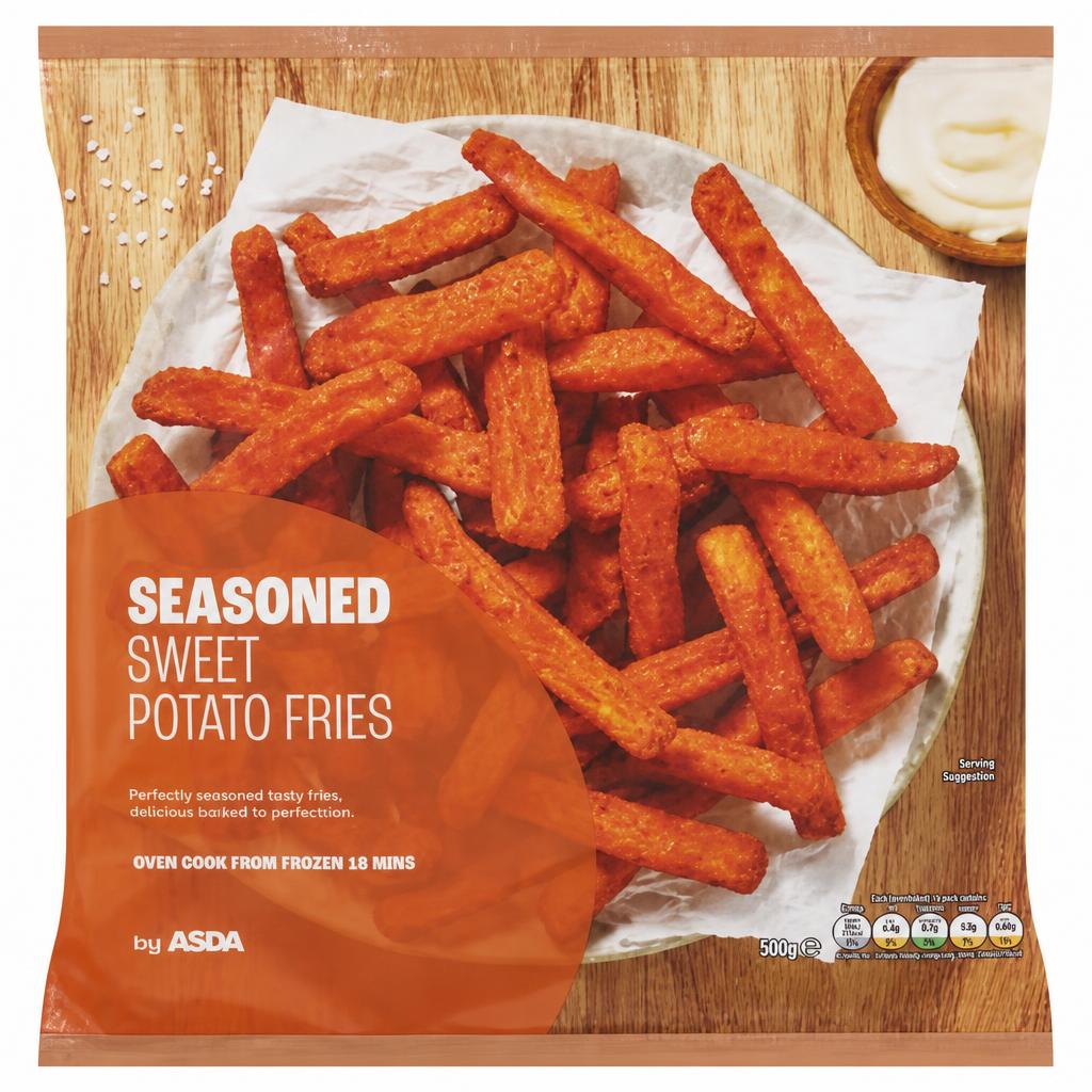 ASDA Seasoned Sweet Potato Fries 500g
