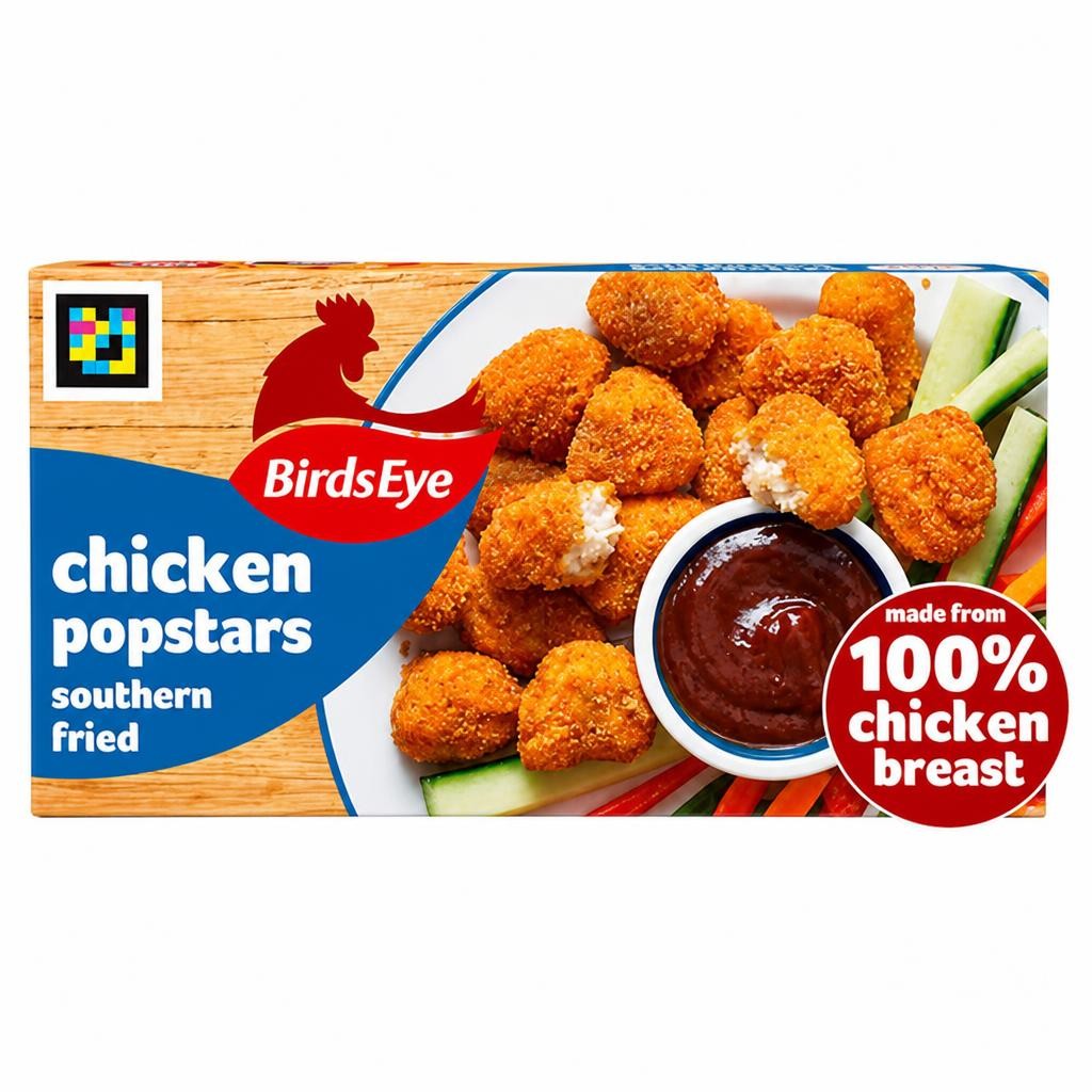 Birds Eye Southern Fried Breaded Chicken Popstars 150g