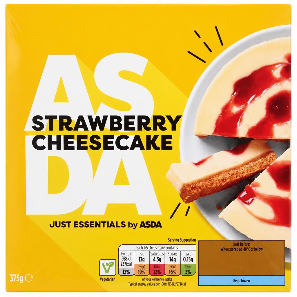 JUST ESSENTIALS by ASDA Just Essentials Strawberry Cheesecake 375g