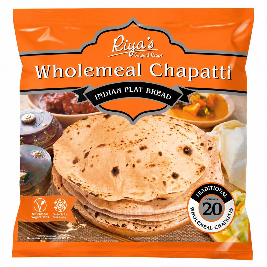 Riya's Wholemeal Chapatti 800g