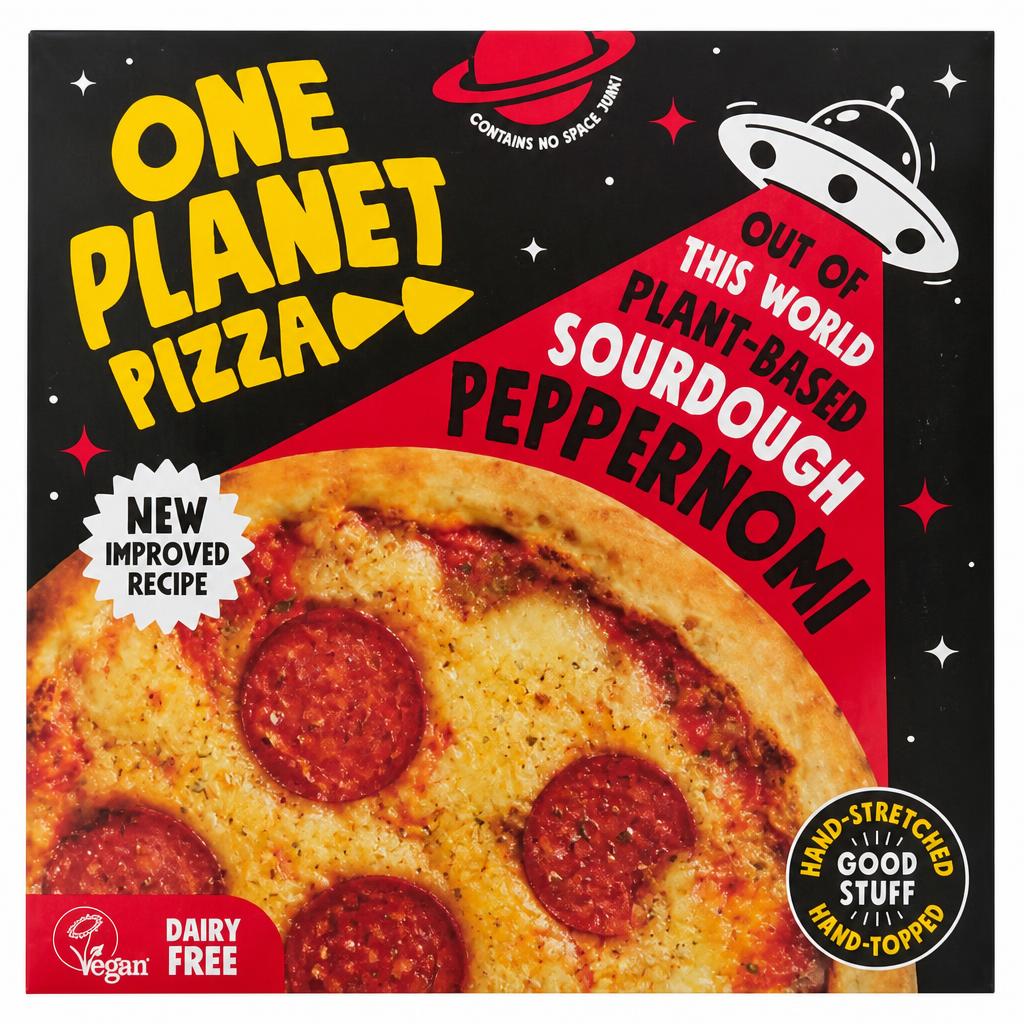 One Planet Pizza Plant-Based Sourdough Peppernomi 310g