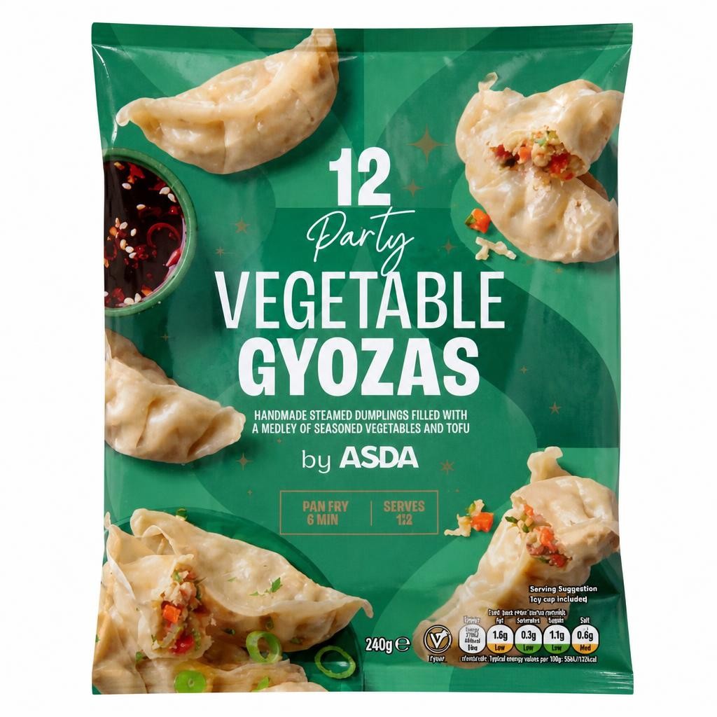 ASDA 12 Party Vegetable Gyozas 240g